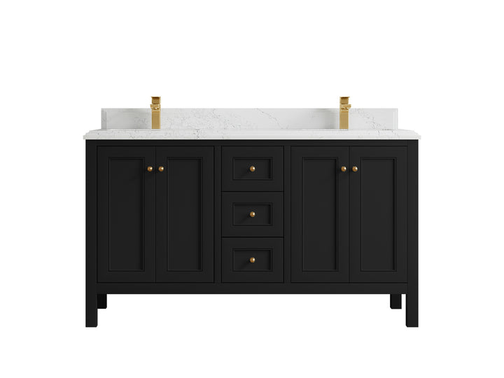 Nashville 60 in. W x 22 in. D Double Sink Bathroom Vanity - photo 15