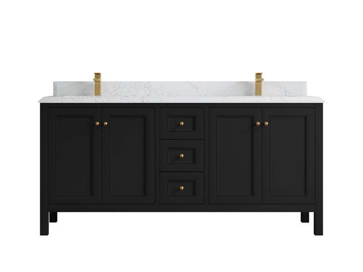 Nashville 84 in W x 22 in D Double Sink Bathroom Vanity - photo 15