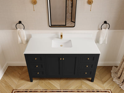Nashville 60 in. W x 22 in. D Single Sink Bathroom Vanity