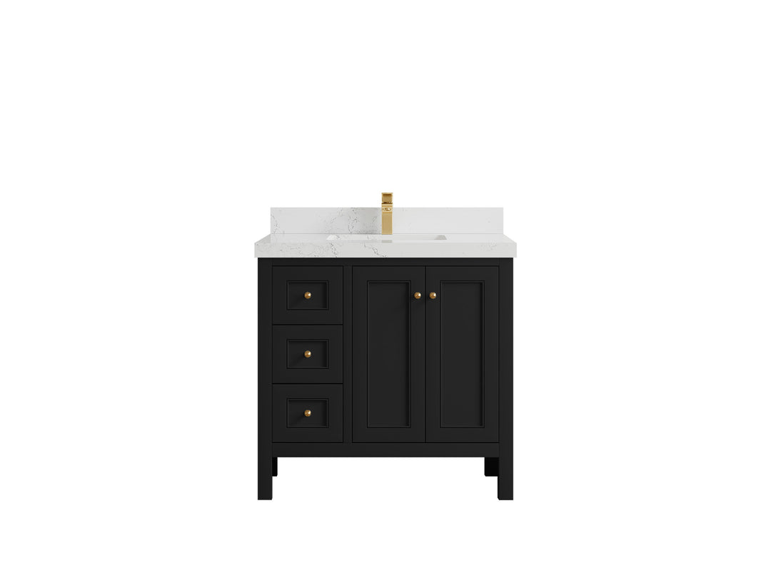 Nashville 36 in. W x 22 in. D Center Sink Bathroom Vanity