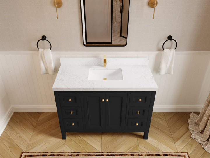 Nashville 48 in. W x 22 in. D Single Sink Bathroom Vanity - photo 26