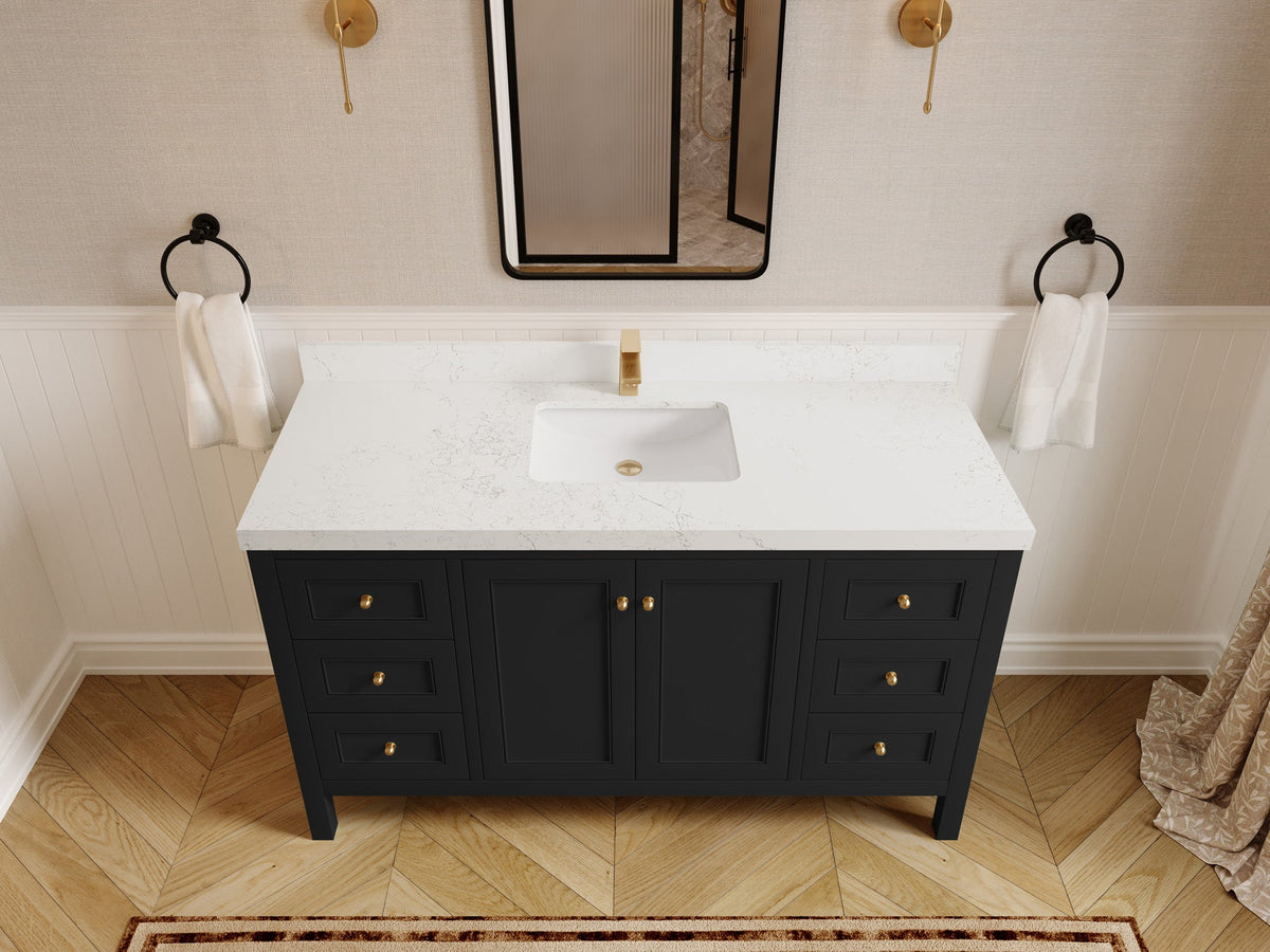 Nashville 60 in. W x 22 in. D Single Sink Bathroom Vanity