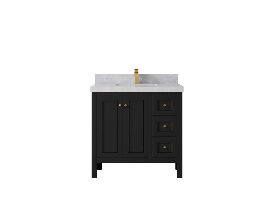 Nashville 36 in. W x 22 in. D Center Sink Bathroom Vanity