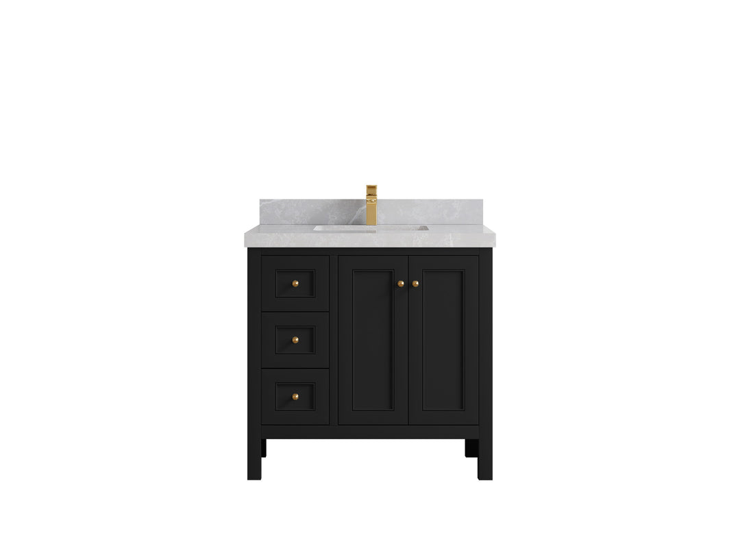 Nashville 36 in. W x 22 in. D Center Sink Bathroom Vanity