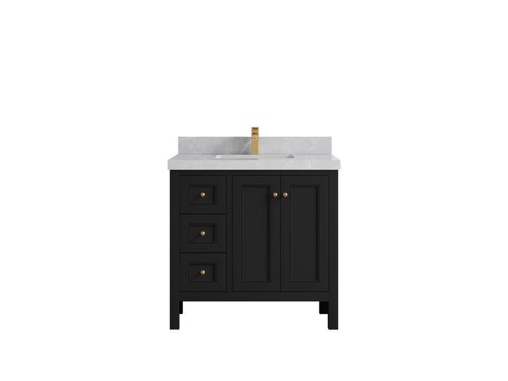 Nashville 36 in. W x 22 in. D Center Sink Bathroom Vanity - photo 29