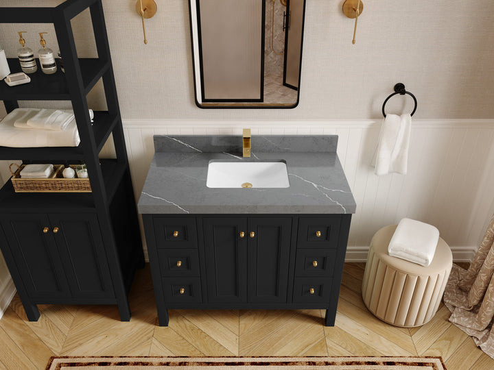 Nashville 42 in. W x 22 in. D Single Sink Bathroom Vanity - photo 30