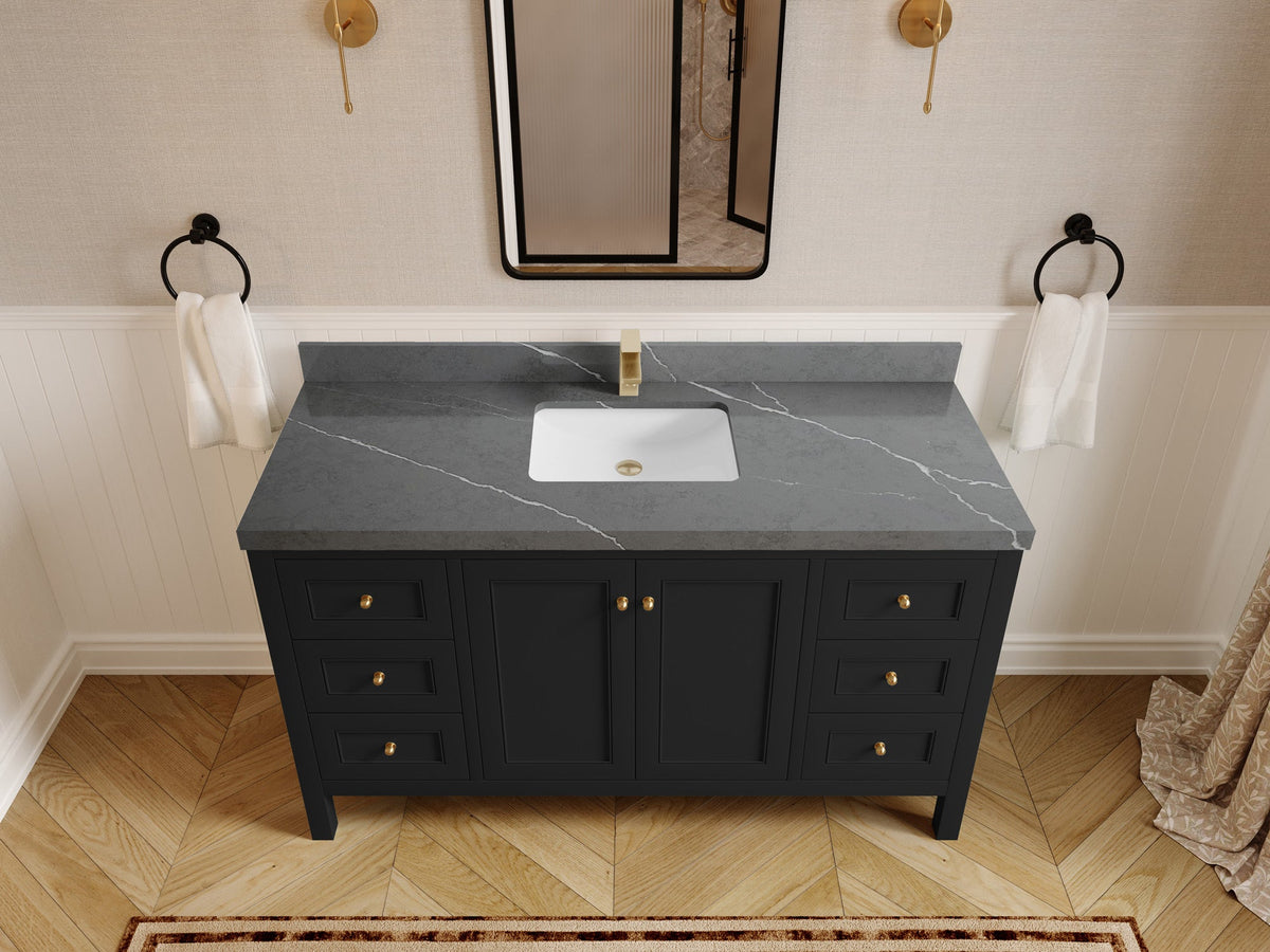 Nashville 60 in. W x 22 in. D Single Sink Bathroom Vanity