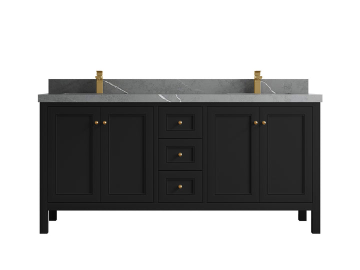 Nashville 72 in. W x 22 in. D Double Sink Bathroom Vanity - photo 31