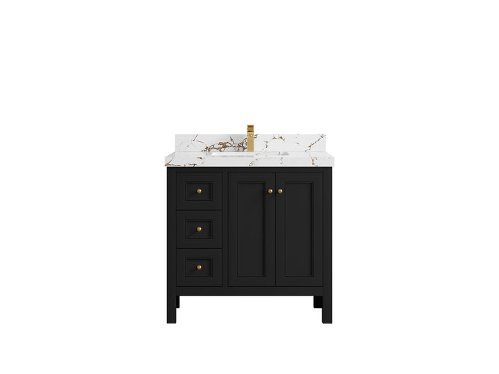 Nashville 36 in. W x 22 in. D Center Sink Bathroom Vanity - photo 45