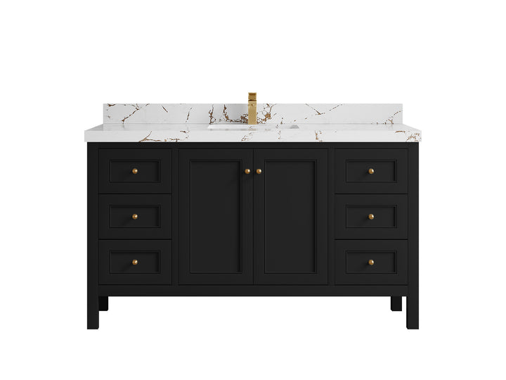 Nashville 60 in. W x 22 in. D Single Sink Bathroom Vanity - photo 27
