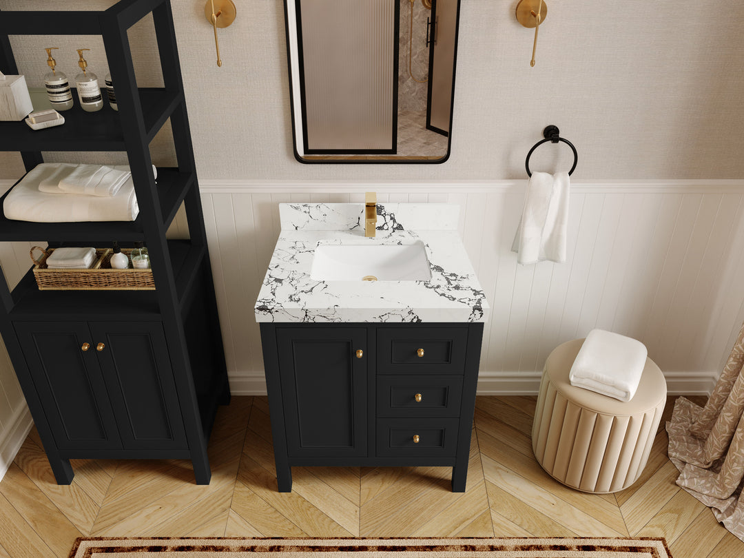 Nashville 30 in. W x 22 in. D Single Sink Bathroom Vanity