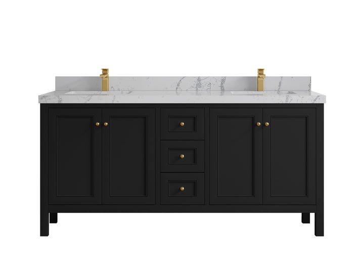 Nashville 72 in. W x 22 in. D Double Sink Bathroom Vanity - photo 39