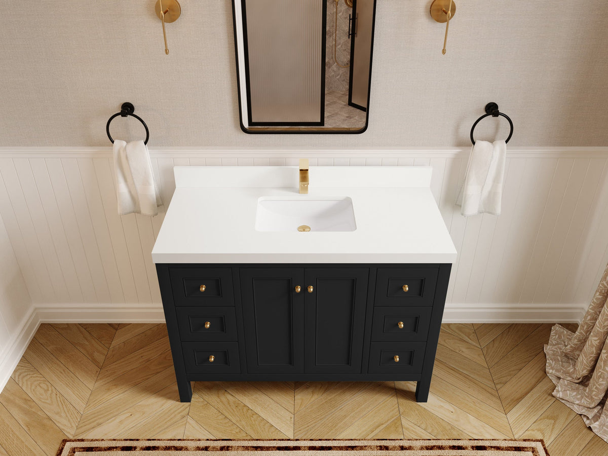 Nashville 48 in. W x 22 in. D Single Sink Bathroom Vanity