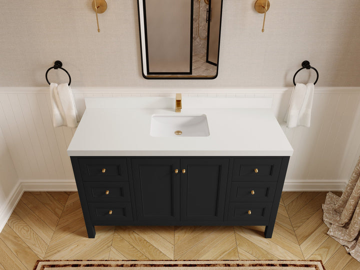 Nashville 60 in. W x 22 in. D Single Sink Bathroom Vanity - photo 44