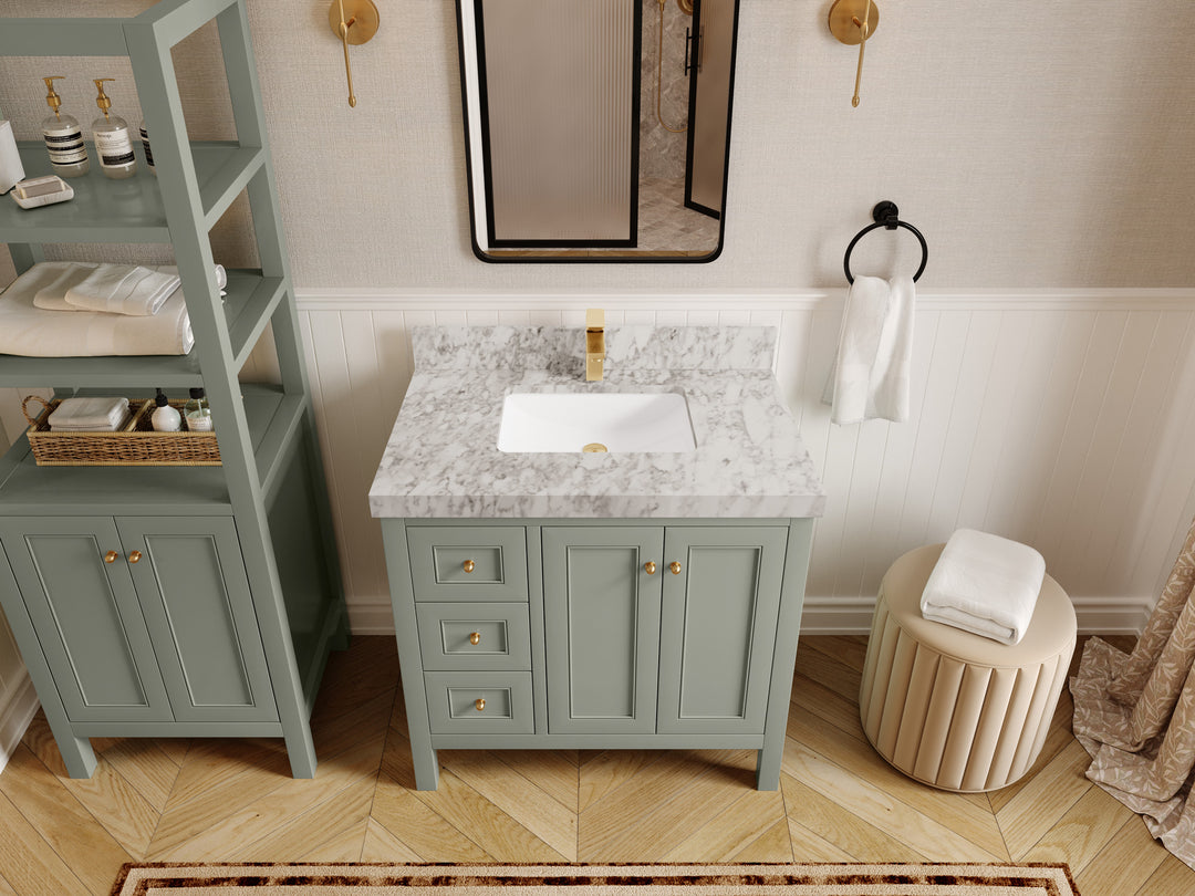 Nashville 36 in. W x 22 in. D Center Sink Bathroom Vanity