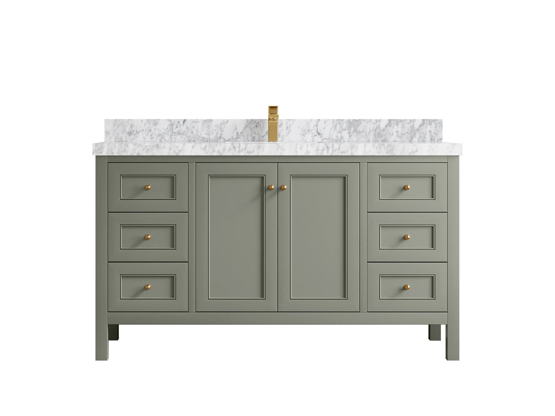 Nashville 60 in. W x 22 in. D Single Sink Bathroom Vanity
