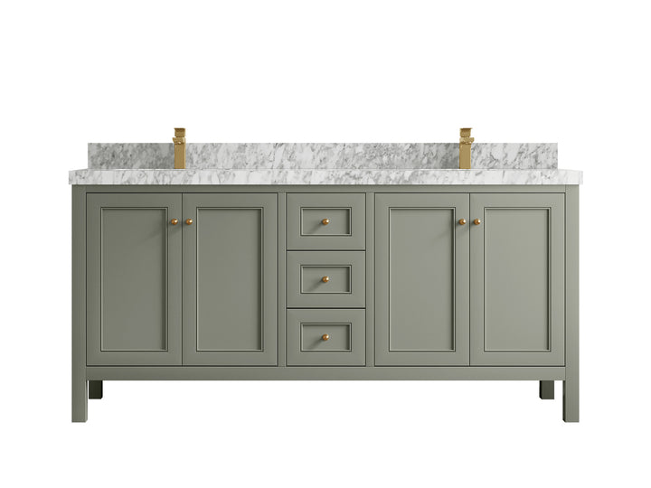 Nashville 72 in. W x 22 in. D Double Sink Bathroom Vanity - photo 29