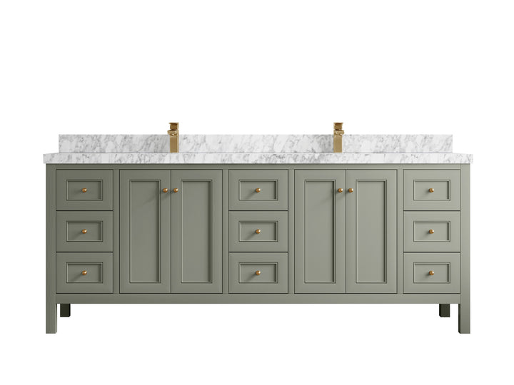 Nashville 84 in W x 22 in D Double Sink Bathroom Vanity - photo 29