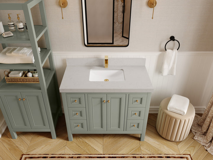 Nashville 42 in. W x 22 in. D Single Sink Bathroom Vanity - photo 37