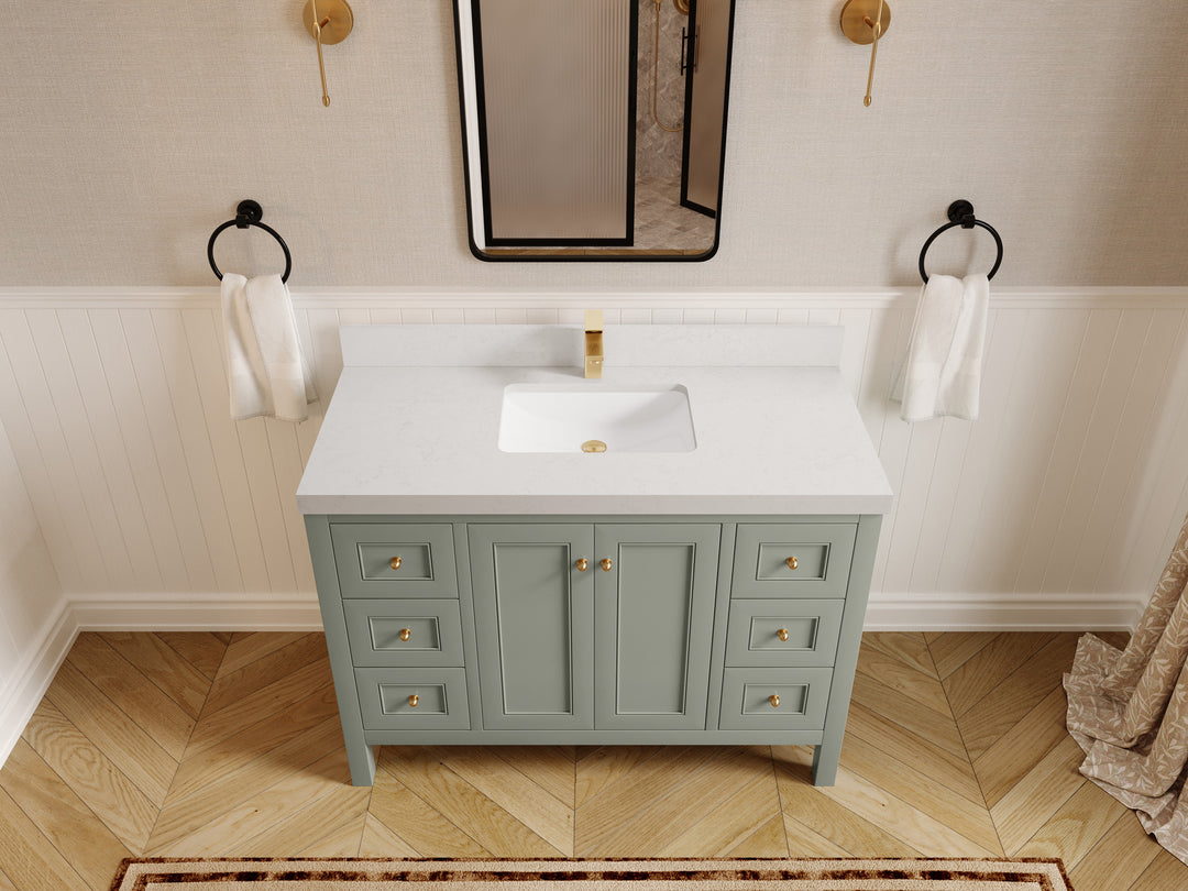 Nashville 48 in. W x 22 in. D Single Sink Bathroom Vanity