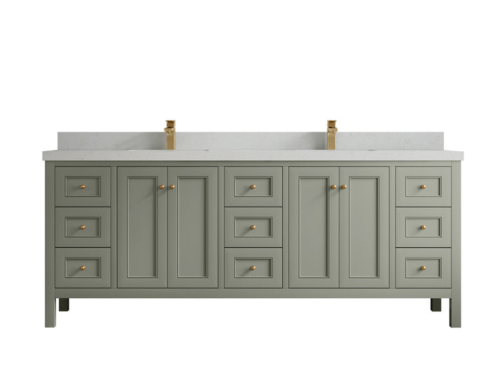 Nashville 84 in W x 22 in D Double Sink Bathroom Vanity - photo 31