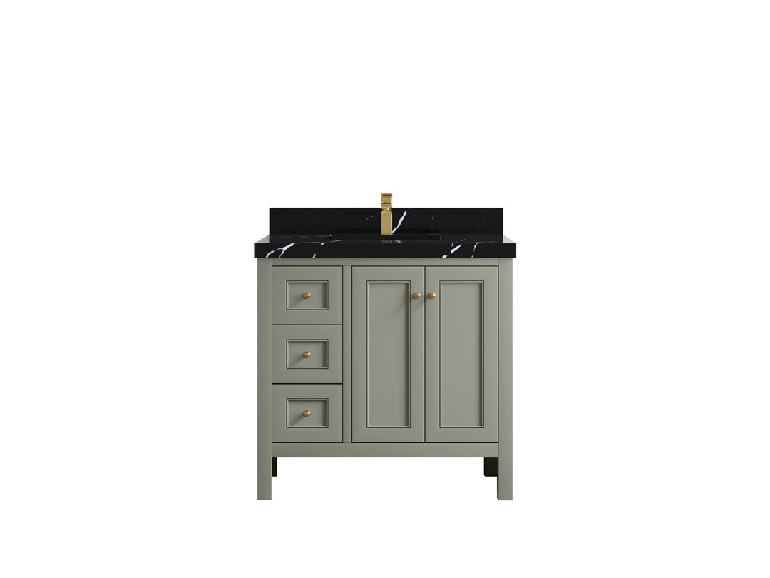 Nashville 36 in. W x 22 in. D Center Sink Bathroom Vanity