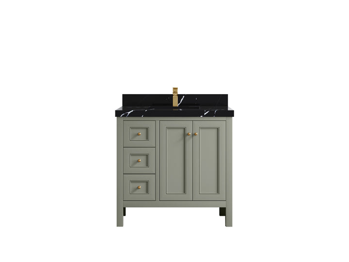 Nashville 36 in. W x 22 in. D Center Sink Bathroom Vanity - photo 17