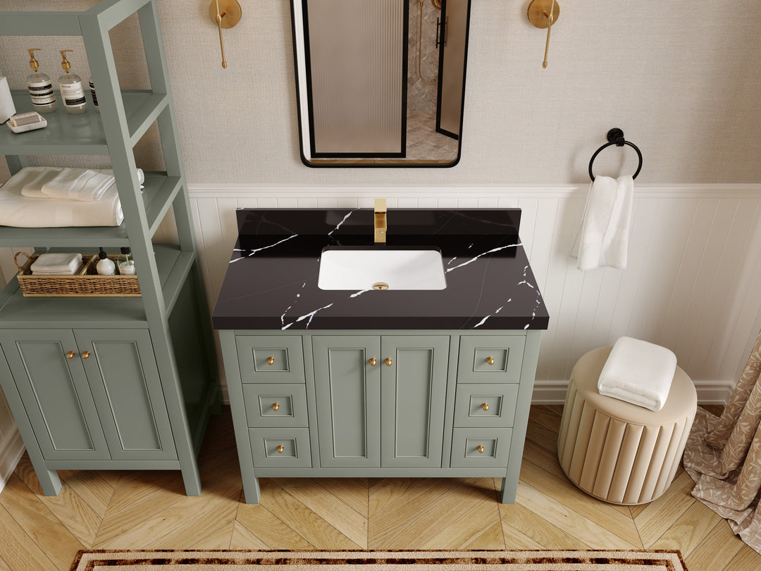 Nashville 42 in. W x 22 in. D Single Sink Bathroom Vanity
