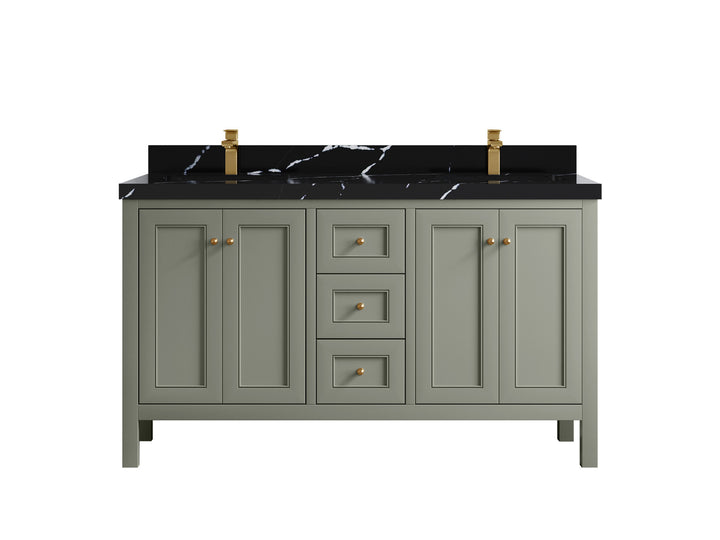 Nashville 60 in. W x 22 in. D Double Sink Bathroom Vanity - photo 17