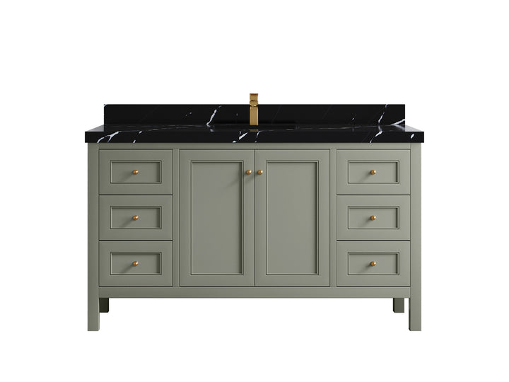 Nashville 60 in. W x 22 in. D Single Sink Bathroom Vanity - photo 17