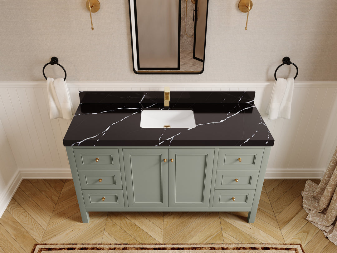 Nashville 60 in. W x 22 in. D Single Sink Bathroom Vanity