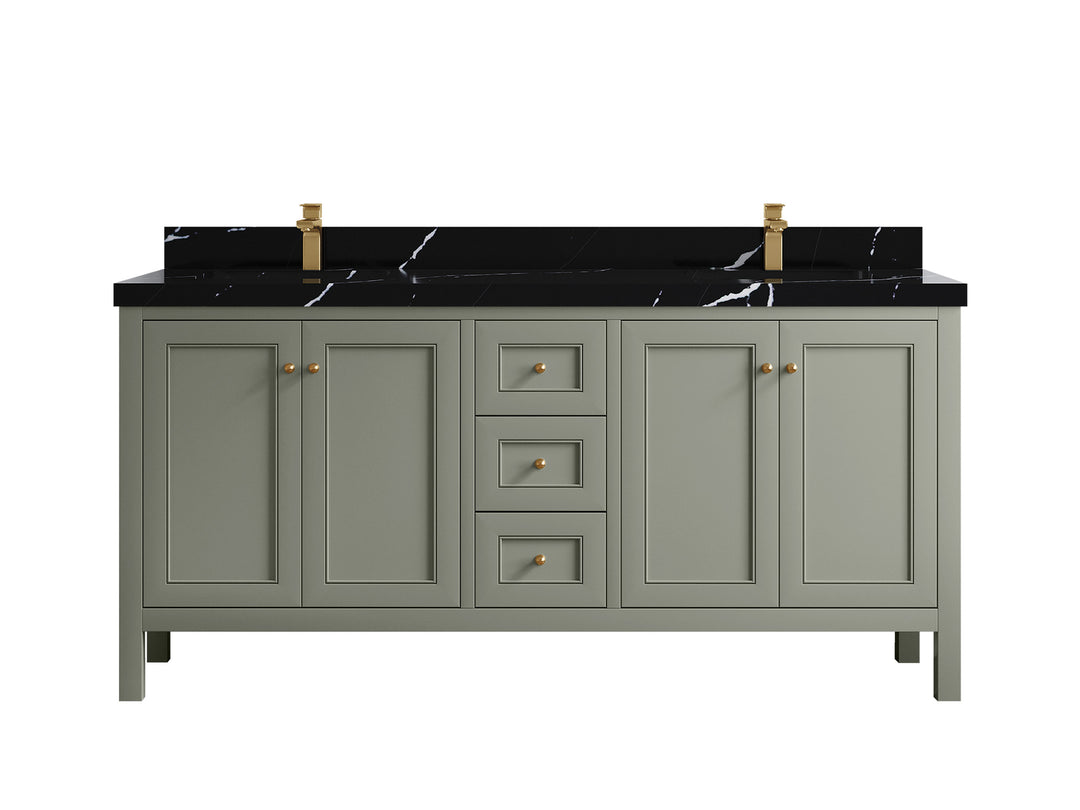 Nashville 72 in. W x 22 in. D Double Sink Bathroom Vanity