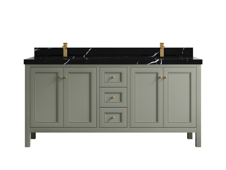 Nashville 72 in. W x 22 in. D Double Sink Bathroom Vanity - photo 17