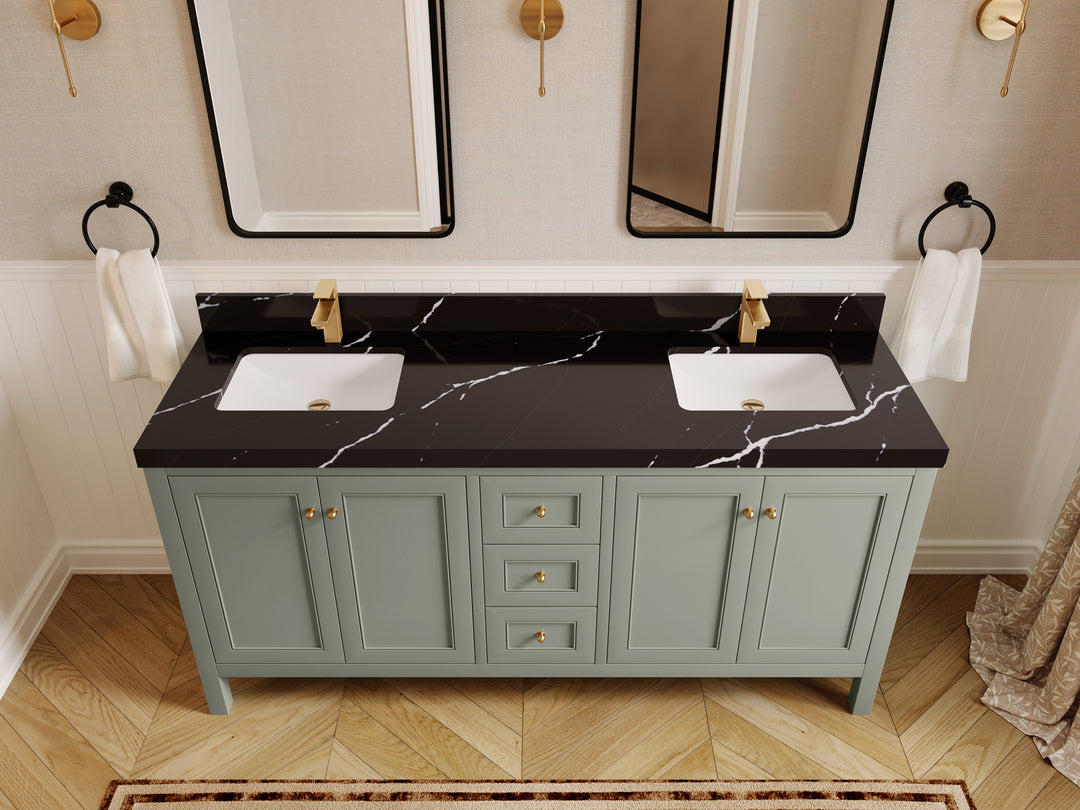 Nashville 72 in. W x 22 in. D Double Sink Bathroom Vanity