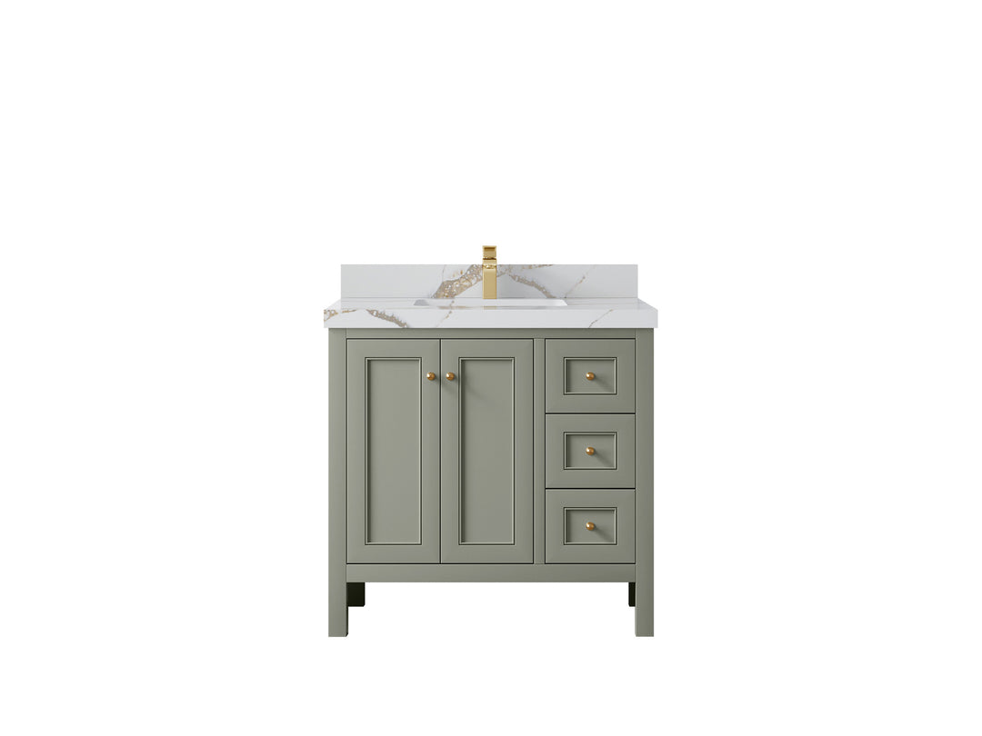 Nashville 36 in. W x 22 in. D Center Sink Bathroom Vanity