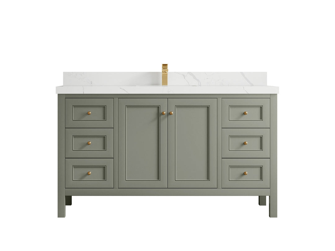 Nashville 60 in. W x 22 in. D Single Sink Bathroom Vanity