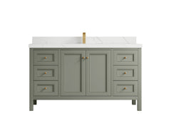 Nashville 60 in. W x 22 in. D Single Sink Bathroom Vanity - photo 26