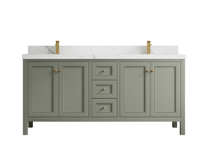 Nashville 72 in. W x 22 in. D Double Sink Bathroom Vanity - photo 21