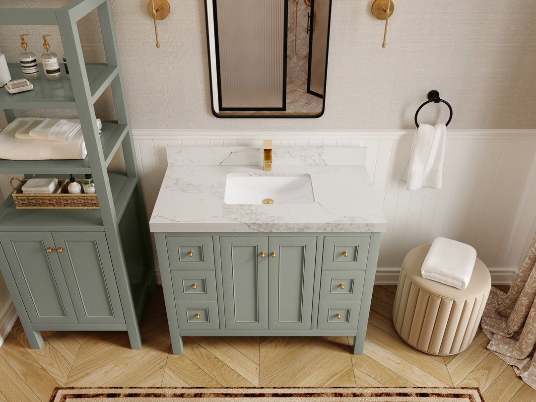 Nashville 42 in. W x 22 in. D Single Sink Bathroom Vanity