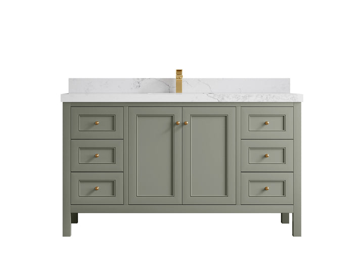Nashville 60 in. W x 22 in. D Single Sink Bathroom Vanity - photo 23