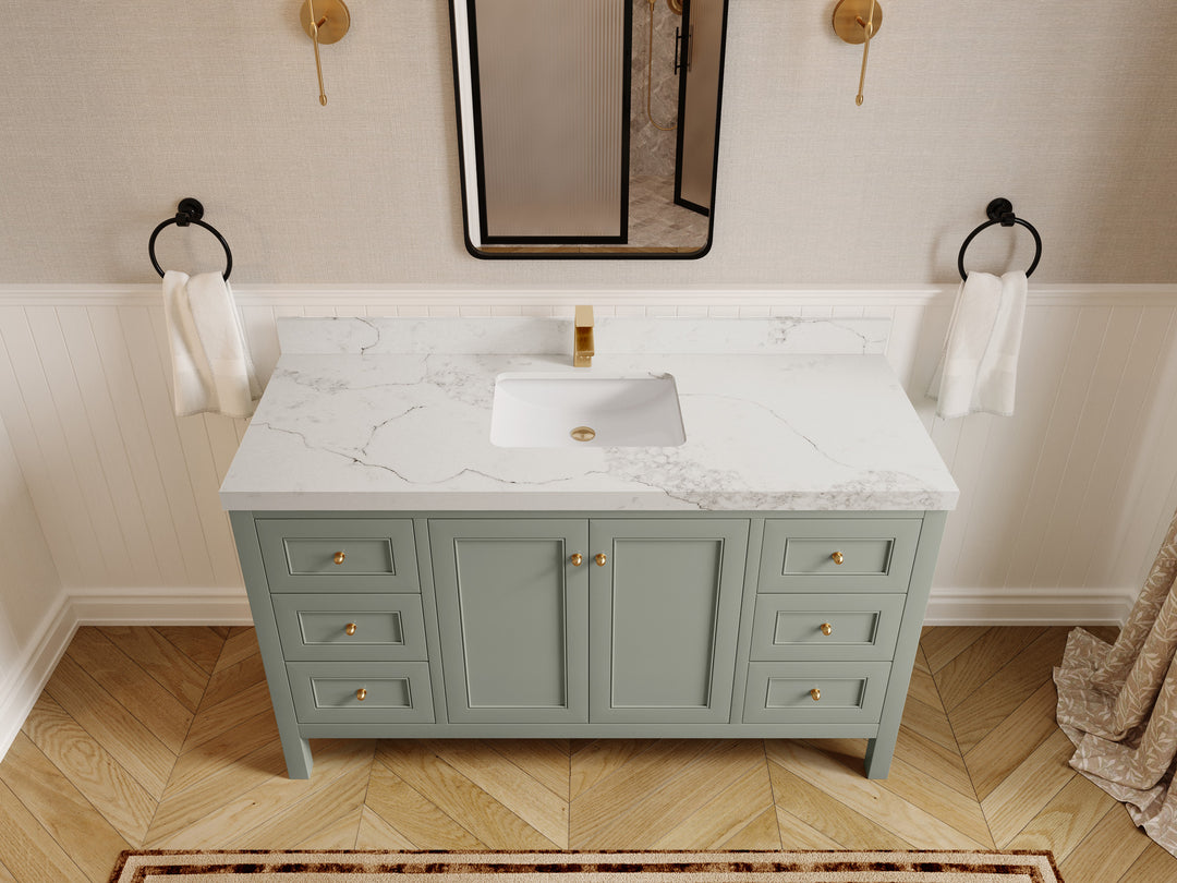 Nashville 60 in. W x 22 in. D Single Sink Bathroom Vanity