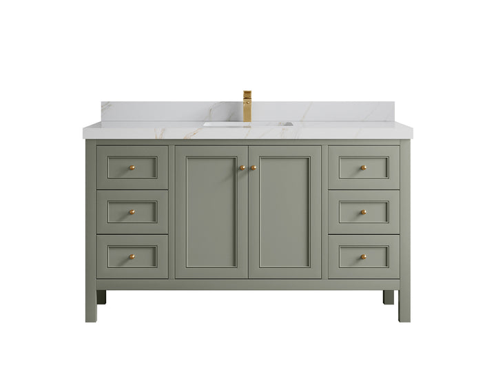 Nashville 60 in. W x 22 in. D Single Sink Bathroom Vanity - photo 27