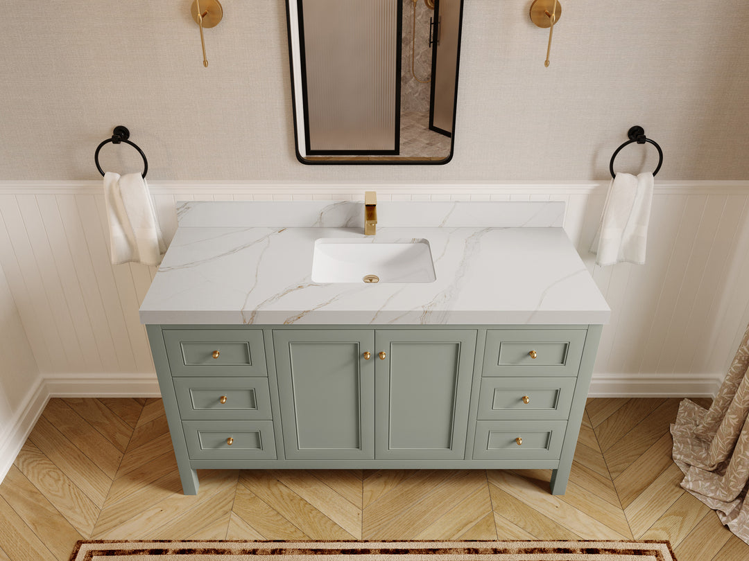 Nashville 60 in. W x 22 in. D Single Sink Bathroom Vanity