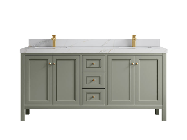 Nashville 72 in. W x 22 in. D Double Sink Bathroom Vanity - photo 27