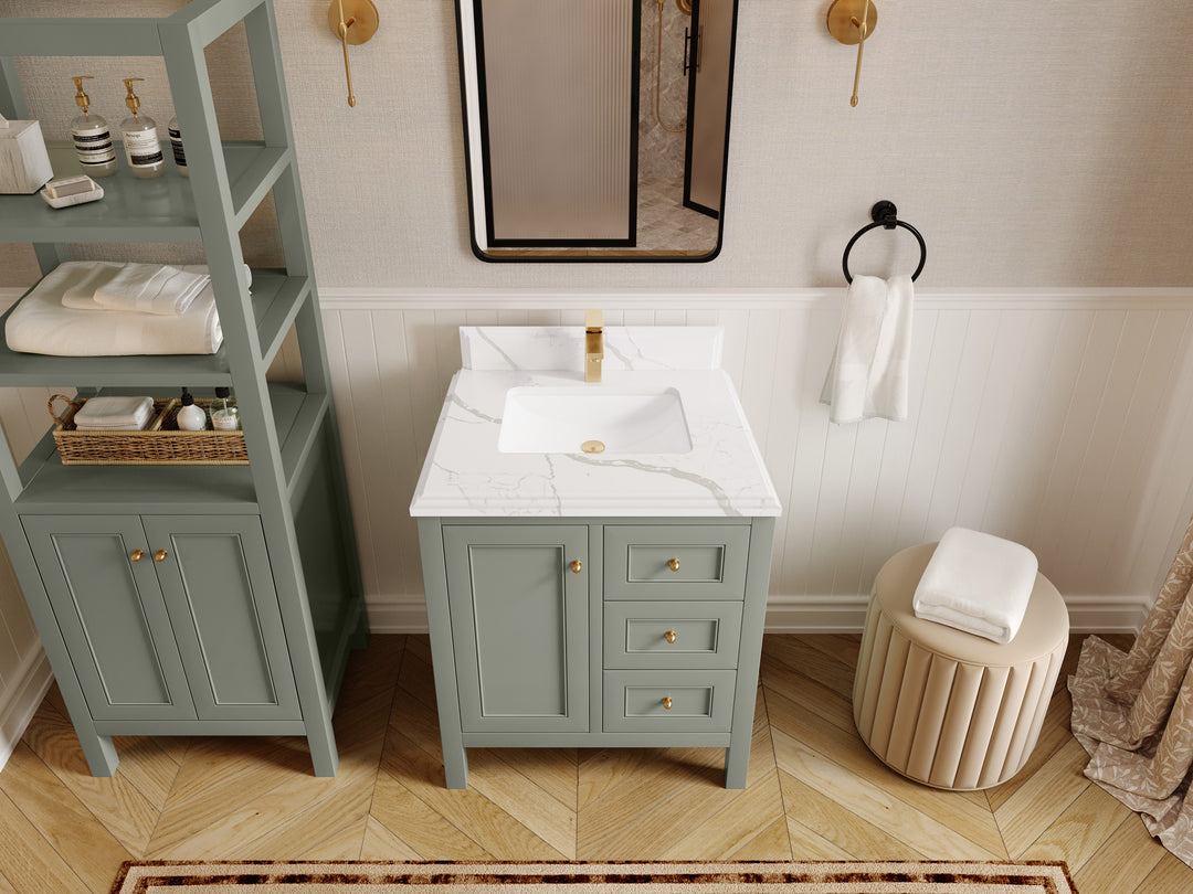 Nashville 30 in. W x 22 in. D Single Sink Bathroom Vanity