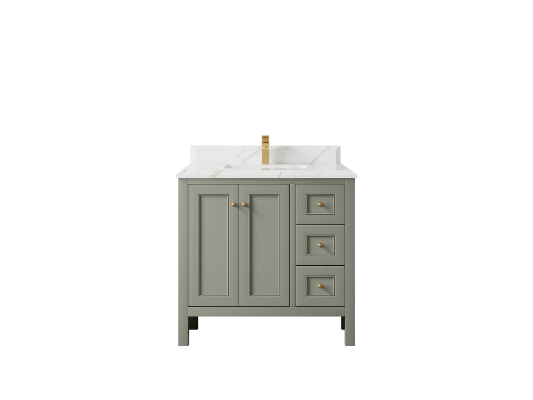 Nashville 36 in. W x 22 in. D Center Sink Bathroom Vanity