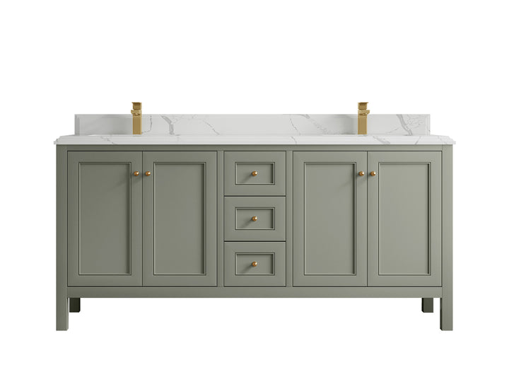 Nashville 72 in. W x 22 in. D Double Sink Bathroom Vanity - photo 33