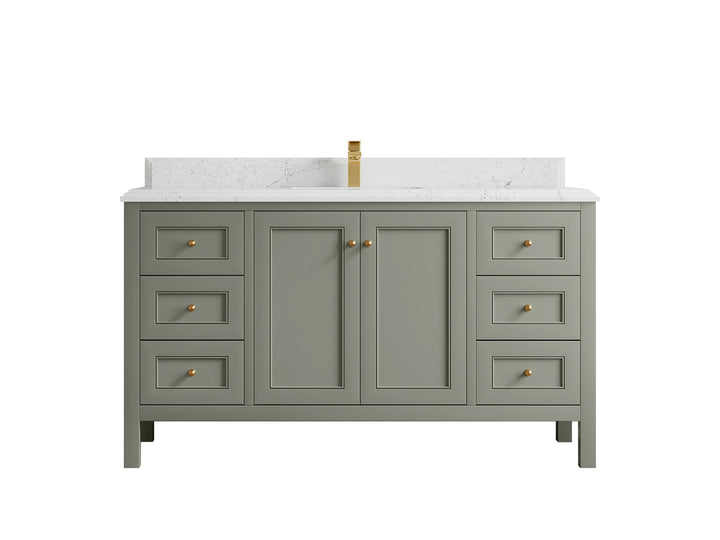 Nashville 60 in. W x 22 in. D Single Sink Bathroom Vanity - photo 35