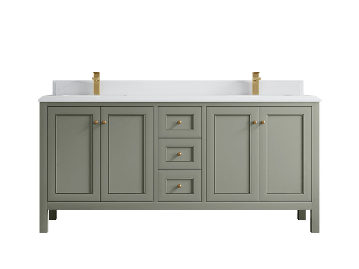 Nashville 72 in. W x 22 in. D Double Sink Bathroom Vanity - photo 37