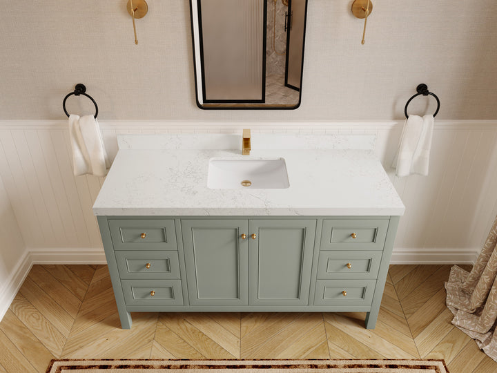 Nashville 60 in. W x 22 in. D Single Sink Bathroom Vanity - photo 38